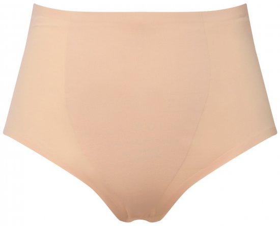 Ulla Popken 800498 Majtki modelujące z wysokim stanem Szampańska - Bielizna modelująca - 