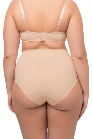 Ulla Popken 800498 Majtki modelujące z wysokim stanem Szampańska - Bielizna modelująca - 