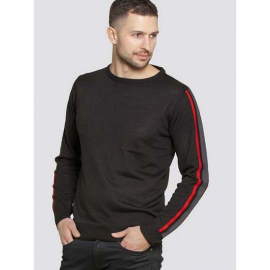 D555 Orlando Sweater Black - Bluzy & bluzy z kapturem - Bluzy & Bluzy z kapturem 2XL-12XL