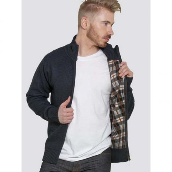 D555 Braxton Sweater Navy - Bluzy & bluzy z kapturem - Bluzy & Bluzy z kapturem 2XL-12XL