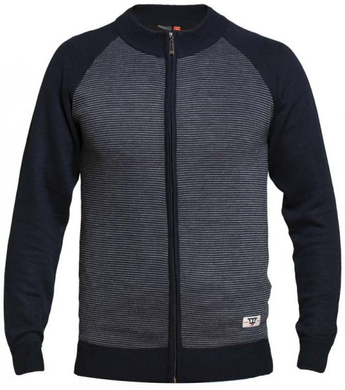 D555 Tanner Sweater Navy - Bluzy & bluzy z kapturem - Bluzy & Bluzy z kapturem 2XL-12XL