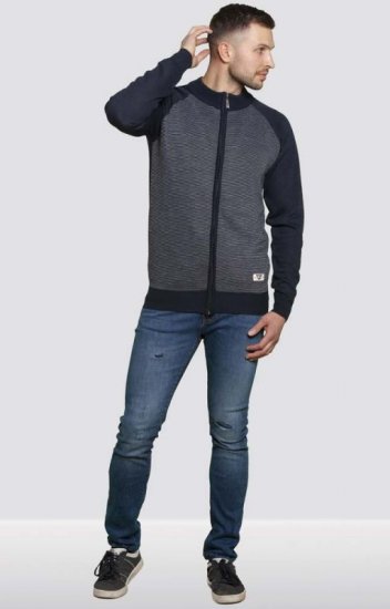 D555 Tanner Sweater Navy - Bluzy & bluzy z kapturem - Bluzy & Bluzy z kapturem 2XL-12XL