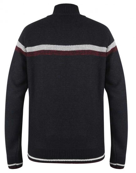 D555 Dennington Navy Jumper With Bonded Fleece Lining And Pocket - Bluzy & bluzy z kapturem - Bluzy & Bluzy z kapturem 2XL-12XL