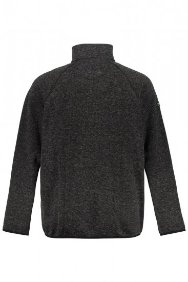 Jay-Pi 802394 Kurtka z dzianiny polarowej Czarna - Kurtki Męskie Duże Rozmiary - Kurtki Duże rozmiary 2XL-8XL