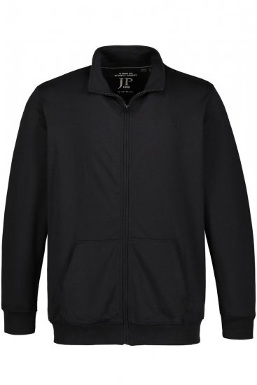 JP1880 802933 Dres z bluzą i spodniami Czarna - Dresy - Dresy męskie duże rozmiary