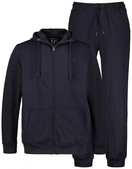 JP1880 802934 Dres z bluzą z kapturem i spodniami Granatowa TALL - TALL dresy - 