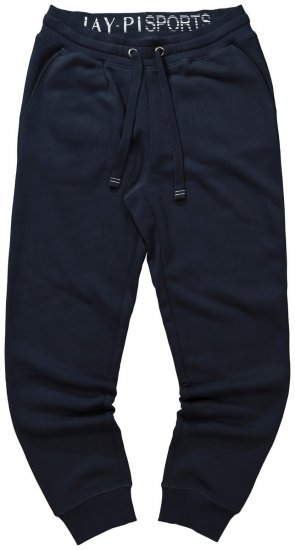 Jay-Pi 804175 Spodnie dresowe o wąskim kroju z kieszeniami bocznymi Granatowa - Dresy & spodenki dresowe - Dresy & Spodnie Dresowe 2XL-12XL