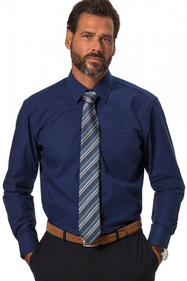 JP1880 Shirt Business Long Sleeve Navy - Koszule - Koszule 2XL-10XL
