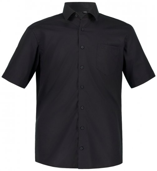 JP1880 804891 Koszula z krótkim rękawem Czarna - Koszule - Koszule 2XL-10XL