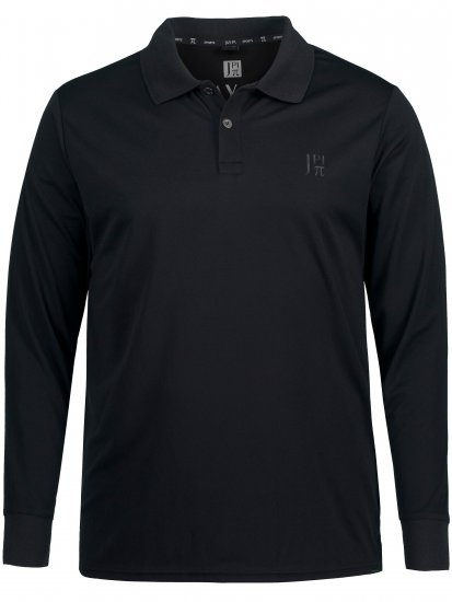 JP1880 Jay-Pi QuickDry Long Sleeve Golf Polo Shirt Black - Odzież sportowa - Odzież sportowa 2XL-10XL