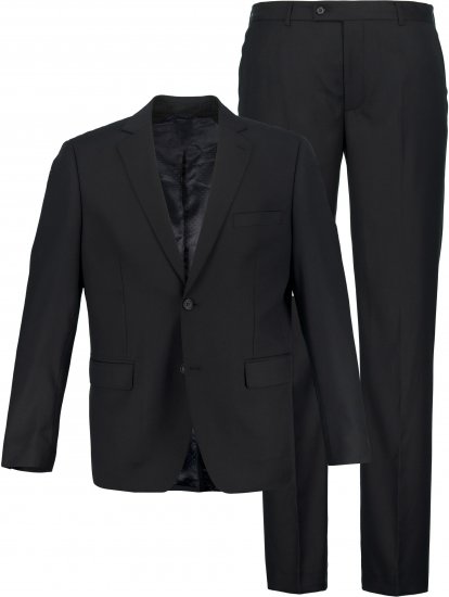 JP1880 Kelto Flexnamic Business Suit Black - Garnitury - Garnitury dużych rozmiarach