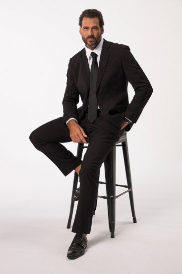 JP1880 Kelto Flexnamic Business Suit Black - Garnitury - Garnitury dużych rozmiarach