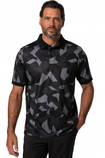 Jay-Pi QuickDry Golf Polo Shirt Camouflage Black - Odzież sportowa - Odzież sportowa 2XL-10XL
