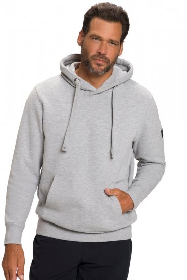 JAY-PI Hoodie with Soft Brushed Interior Grey - Bluzy & bluzy z kapturem - Bluzy & Bluzy z kapturem 2XL-12XL