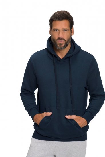 JAY-PI Hoodie with Soft Brushed Interior Navy - Bluzy & bluzy z kapturem - Bluzy & Bluzy z kapturem 2XL-12XL