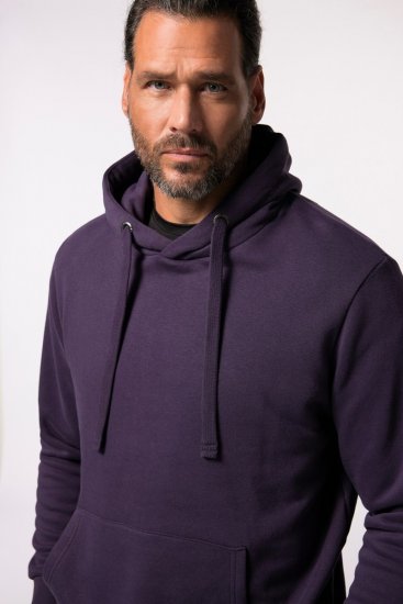JAY-PI Hoodie with Soft Brushed Interior Purple - Bluzy & bluzy z kapturem - Bluzy & Bluzy z kapturem 2XL-12XL