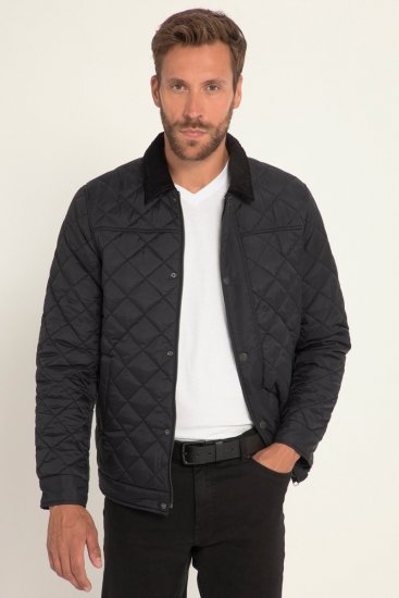 JP1880 Jacket Quilted Black - Kurtki Męskie Duże Rozmiary - Kurtki Duże rozmiary 2XL-8XL