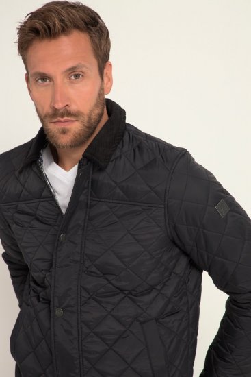JP1880 Jacket Quilted Black - Kurtki Męskie Duże Rozmiary - Kurtki Duże rozmiary 2XL-8XL
