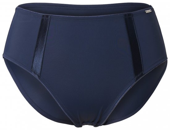 Ulla Popken 815268 Majtki w paski Granatowa - Majtki - 
