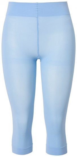 Ulla Popken 815580 Legginsy rajstopowe 3/4 z ochroną ud 80 den Jasnoniebieska - Rajstopy & skarpetki - 