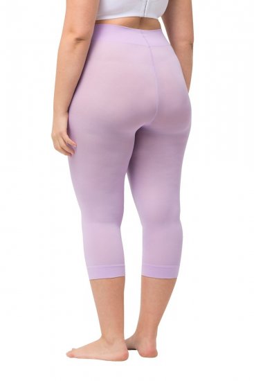 Ulla Popken 815580 Legginsy rajstopowe 3/4 z ochroną ud 80 den Brudny róż - Rajstopy & skarpetki - 