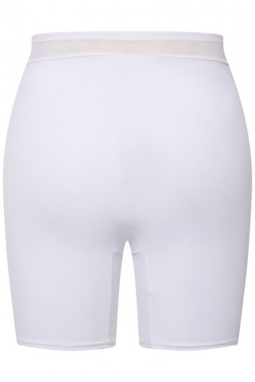 Ulla Popken 816440 Szorty modelujące z wysokim stanem Biały - Bielizna modelująca - 