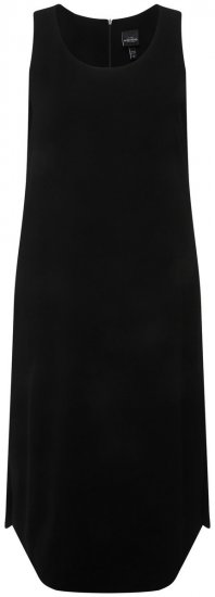 Ulla Popken 823276 Sukienka bez rękawów Czarna - Sukienki maxi - Sukienki maxi w dużych rozmiarach