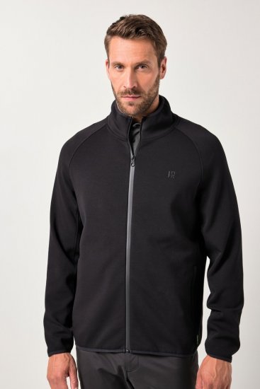 JAY-PI FLEXNAMIC® Golf Sweat Jacket with Zipper Black - Odzież sportowa - Odzież sportowa 2XL-10XL