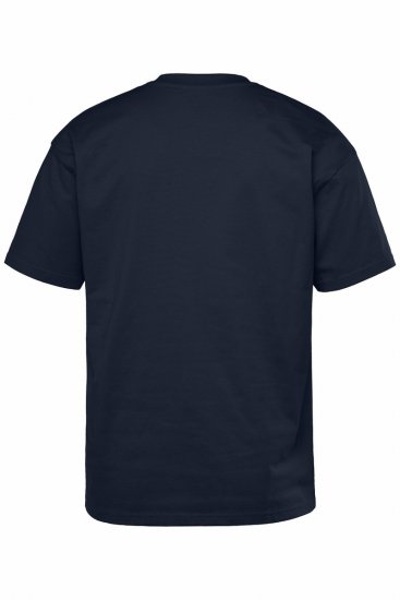 STHUGE 824720 Koszulka oversize Granatowa - Koszulki - T-shirty meskie Duże Rozmiary - 2XL-14XL