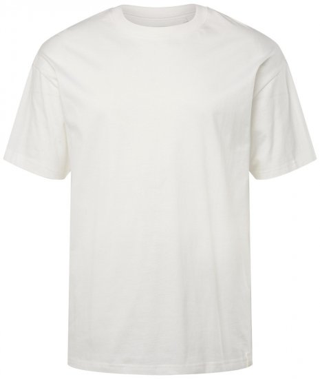 STHUGE 824720 Koszulka oversize Złamana biel - Koszulki - T-shirty meskie Duże Rozmiary - 2XL-14XL
