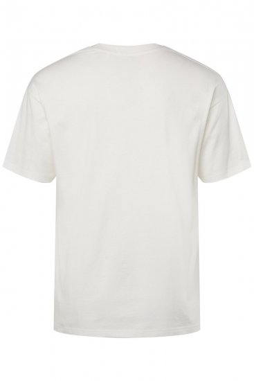 STHUGE 824720 Koszulka oversize Złamana biel - Koszulki - T-shirty meskie Duże Rozmiary - 2XL-14XL