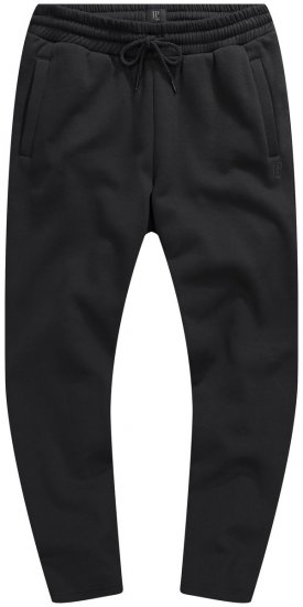 JP1880 825206 Spodnie dresowe z krojem na brzuch Czarna - Dresy & spodenki dresowe - Dresy & Spodnie Dresowe 2XL-12XL