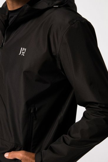 Jay-Pi 825611 Kurtka przeciwdeszczowa z klejonymi szwami Czarna - Kurtki Męskie Duże Rozmiary - Kurtki Duże rozmiary 2XL-8XL