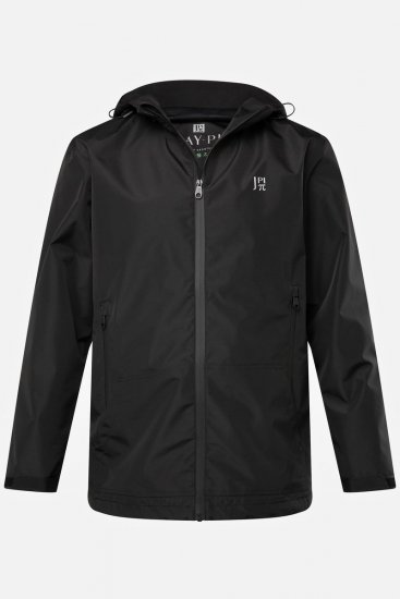 Jay-Pi 825611 Kurtka przeciwdeszczowa z klejonymi szwami Czarna - Kurtki Męskie Duże Rozmiary - Kurtki Duże rozmiary 2XL-8XL