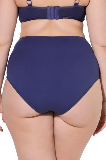 Ulla Popken 825676 Majtki modelujące z wysokim stanem Królewski błękit - Bielizna modelująca - 