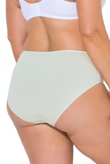 Ulla Popken 825984 Majtki w kropki 5 szt. Jasnoniebieska - Majtki - 