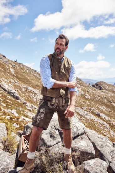 JP1880 Modern Fit Button-Down Collar Long Sleeve Check Shirt Light Blue - Koszule - Koszule 2XL-10XL