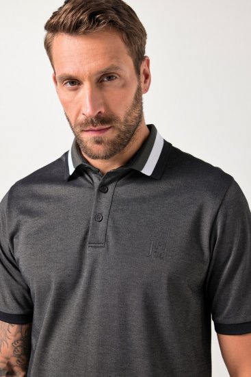JAY-PI Quickdry Two-Tone Golf Poloshirt Black - Koszulki polo - Koszulki Polo 2XL-8XL