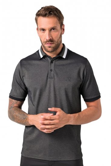JAY-PI Quickdry Two-Tone Golf Poloshirt Black - Koszulki polo - Koszulki Polo 2XL-8XL