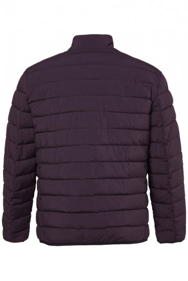JP1880 828991 Pikowana kurtka ze stójką Śliwkowa - Kurtki Męskie Duże Rozmiary - Kurtki Duże rozmiary 2XL-8XL