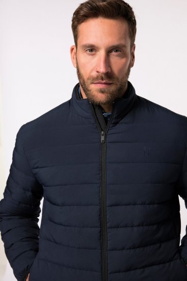 JP1880 Jacket Quilted Stand-up Collar Navy - Kurtki Męskie Duże Rozmiary - Kurtki Duże rozmiary 2XL-8XL