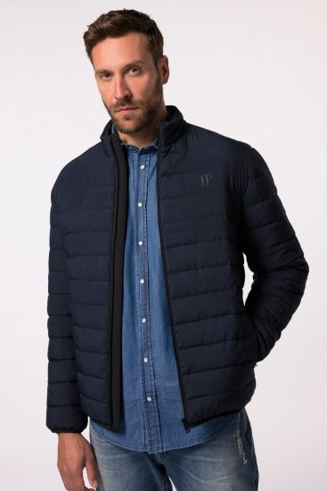JP1880 Jacket Quilted Stand-up Collar Navy - Kurtki Męskie Duże Rozmiary - Kurtki Duże rozmiary 2XL-8XL