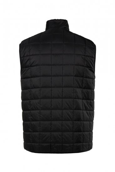Jay-Pi 829716 Kamizelka dwustronna z teddy Czarna - Kurtki Męskie Duże Rozmiary - Kurtki Duże rozmiary 2XL-8XL