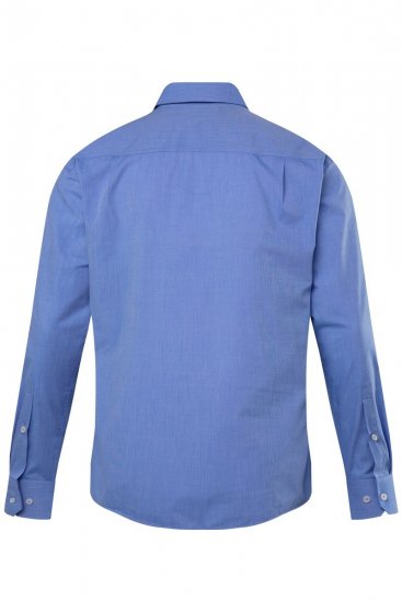 Men+ 753 Koszula biznesowa z długim rękawem z klasycznym kołnierzykiem Jasnoniebieska - Koszule - Koszule 2XL-10XL