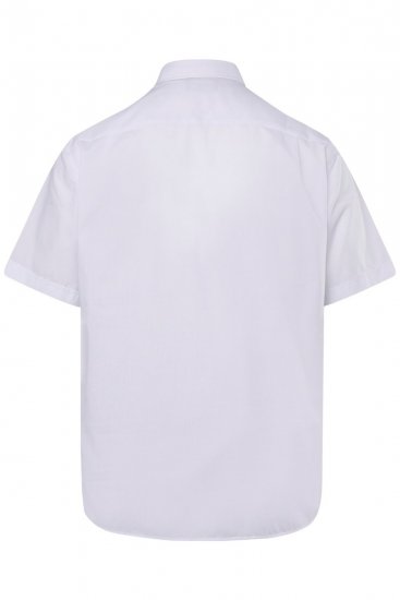 Men+ 756 Koszula biznesowa z krótkim rękawem z klasycznym kołnierzykiem Biały - Koszule - Koszule 2XL-10XL