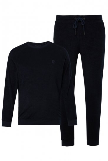 JP1880 Pyjamas Two-piece Belly Fit Dark Navy - Bielizna & stroje kąpielowe - Bielizna & Stroje kąpielowe 2XL-8XL