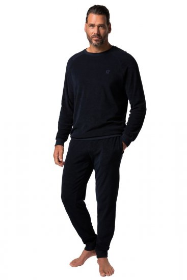 JP1880 Pyjamas Two-piece Belly Fit Dark Navy - Bielizna & stroje kąpielowe - Bielizna & Stroje kąpielowe 2XL-8XL