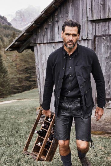 JP1880 Comfortable & Stretchy FLEXNAMIC® Light Jacket Black - Kurtki Męskie Duże Rozmiary - Kurtki Duże rozmiary 2XL-8XL