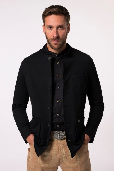 JP1880 Comfortable & Stretchy FLEXNAMIC® Light Jacket Black - Kurtki Męskie Duże Rozmiary - Kurtki Duże rozmiary 2XL-8XL