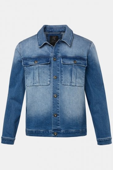 JP1880 832510 Stretch Kurtka jeansowa Indygo - Kurtki Męskie Duże Rozmiary - Kurtki Duże rozmiary 2XL-8XL